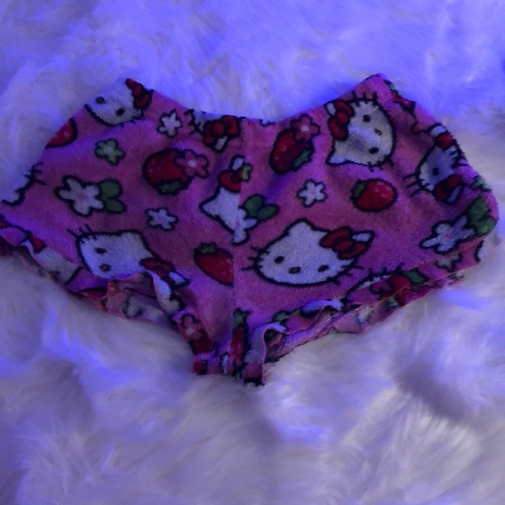 Girls pj hello kitty shorts